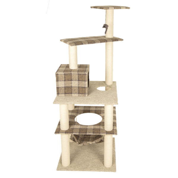 The Kitty Brownstone Cat Scratcher Tree alternate image 1